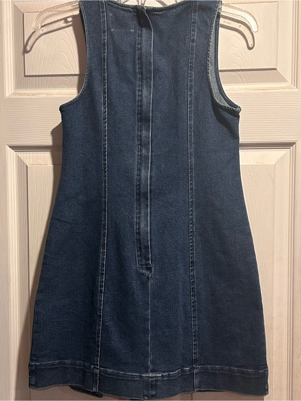 Show Me Your MuMu Bridgeport Denim Bow Tank Dress - Picture 4 of 7